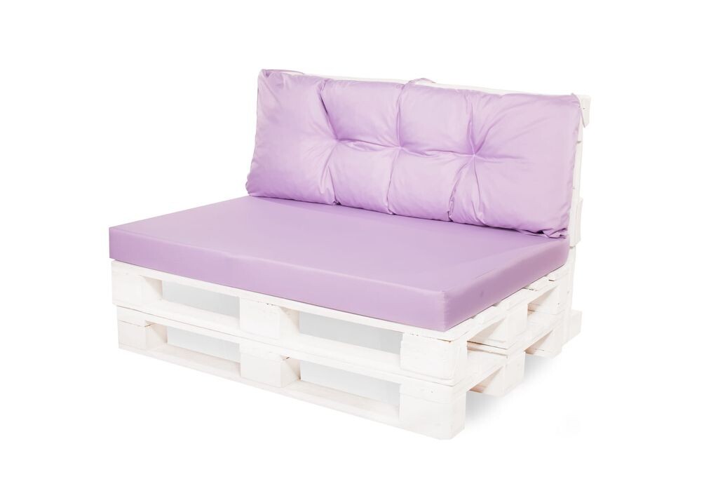 

Подушка для поддонов на открытом воздухе |Подушка для поддонов | Комплект подушек для поддонов Подушка для сиденья 120х50 и подушка для спины 120х50см фиолетового цвета |Подушка европоддона | Подушки для поддонов | Сетгарден Setgarden, фиолетовы...