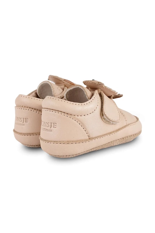 Детские кожаные ботиночки Niek Sneakers Pink Chickadee Donsje, розовый — фото 4