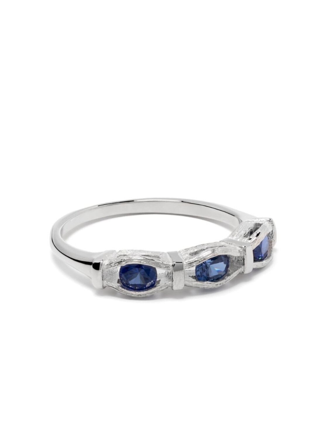 

Кольцо Sacred Oak с синим сапфиром Bleue Burnham, серебряный