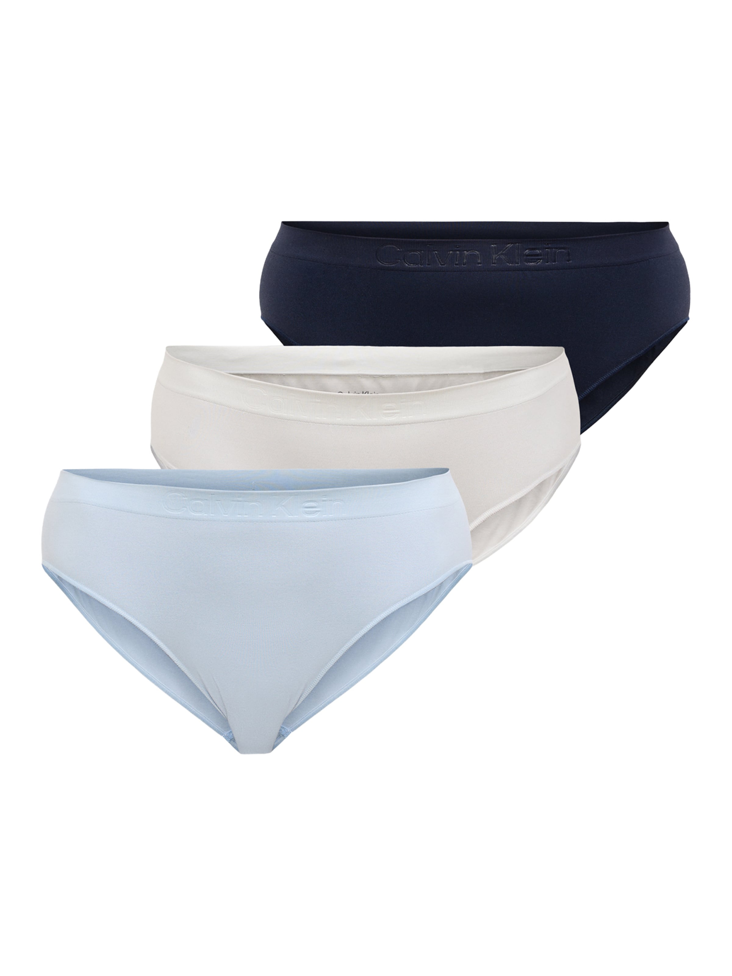 

Calvin Klein Underwear Трусики в цветах Navy, Light Blue, White