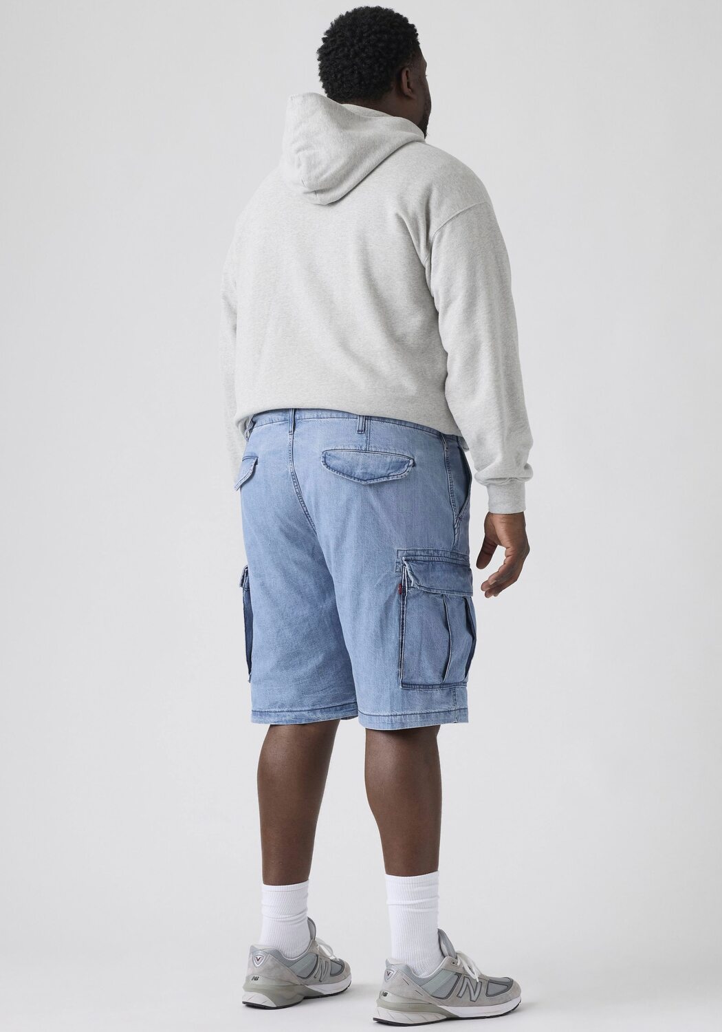 Levi's Big & Tall Карго-шорты Regular в светло-голубом цвете — фото 4