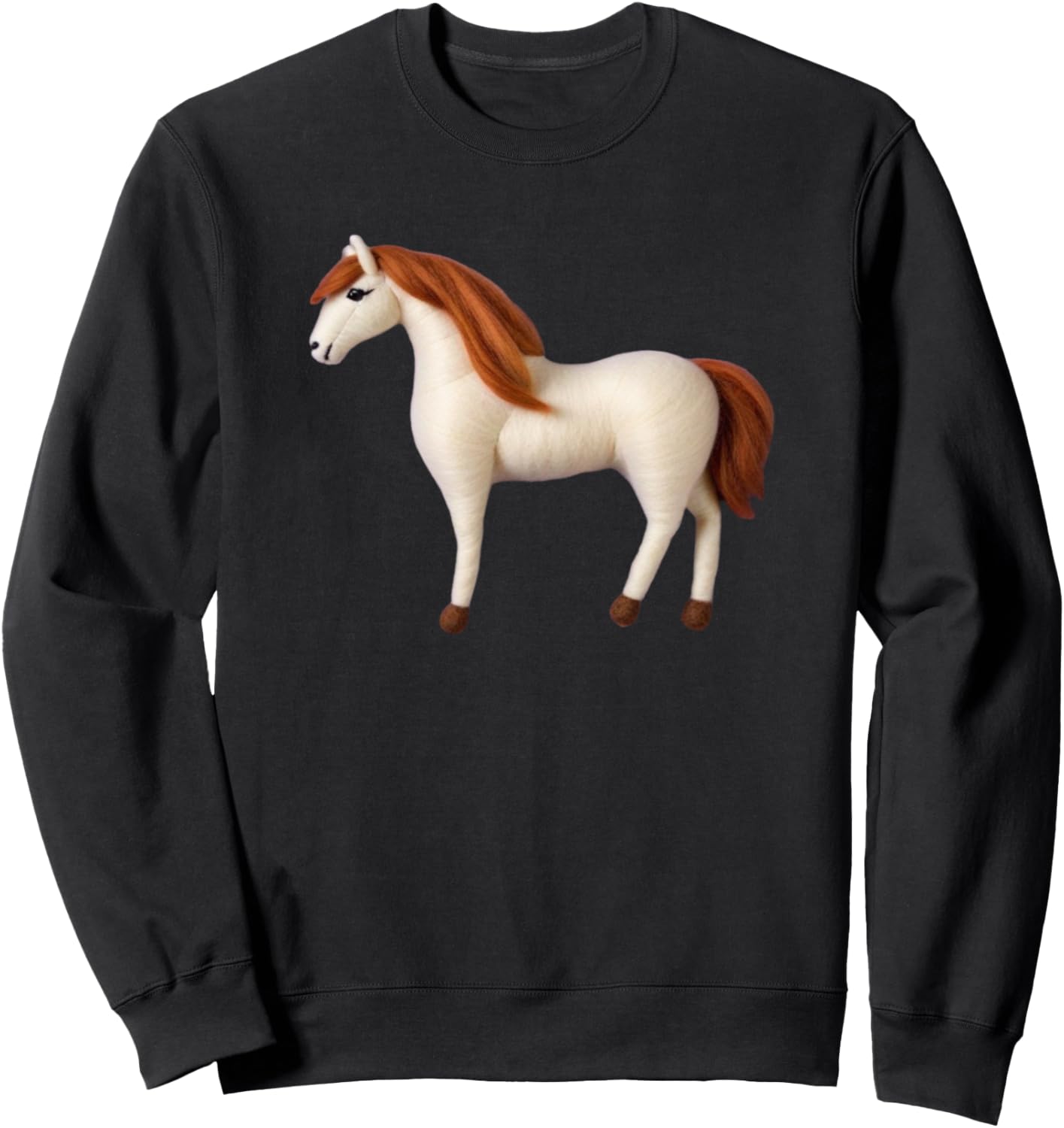 

Милая пушистая лошадка - Толстовка PanfurWare LLC, черный