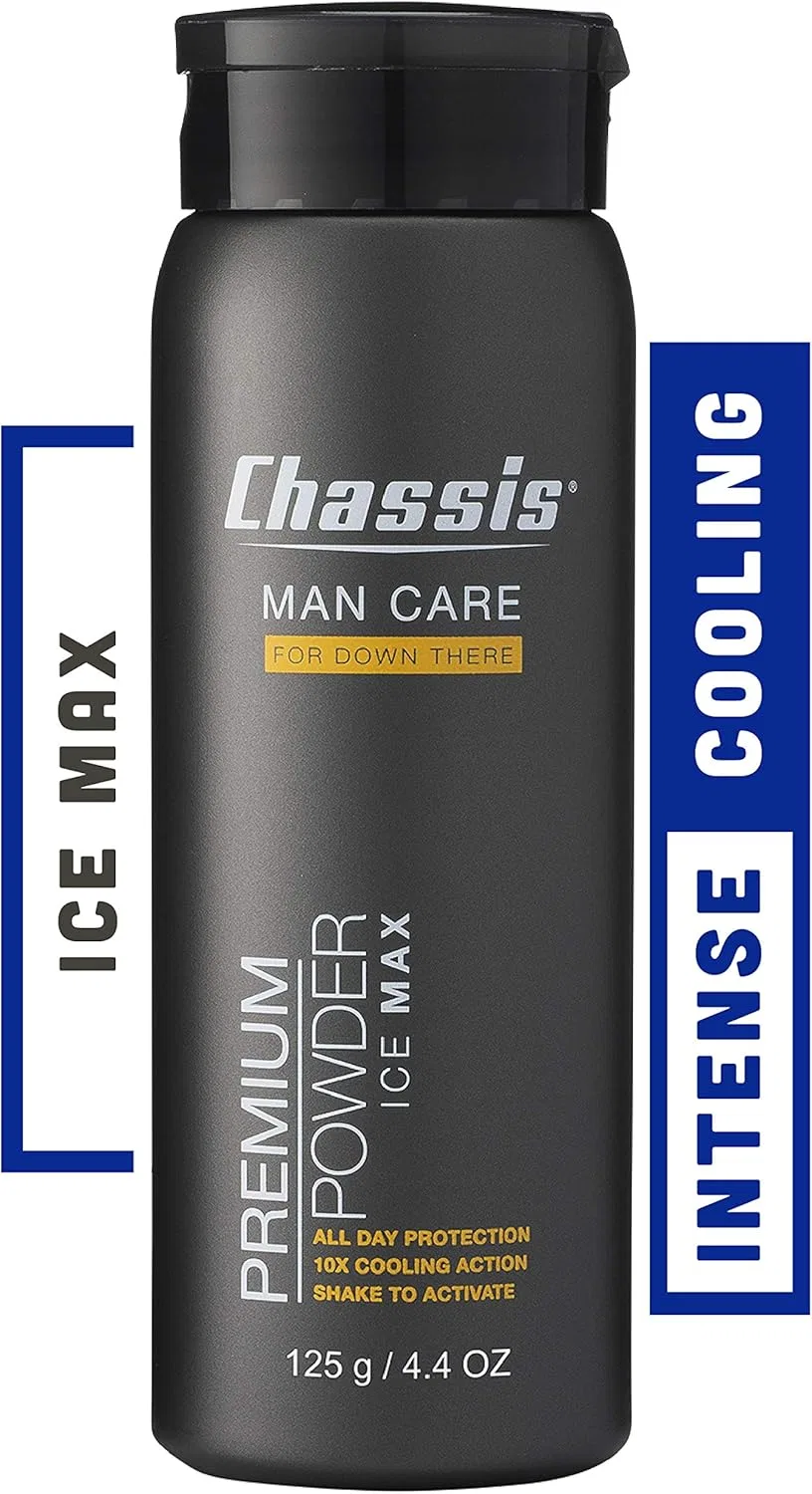 Тальк для тела Chassis Ice Max Premium с охлаждающим эффектом, 125 г