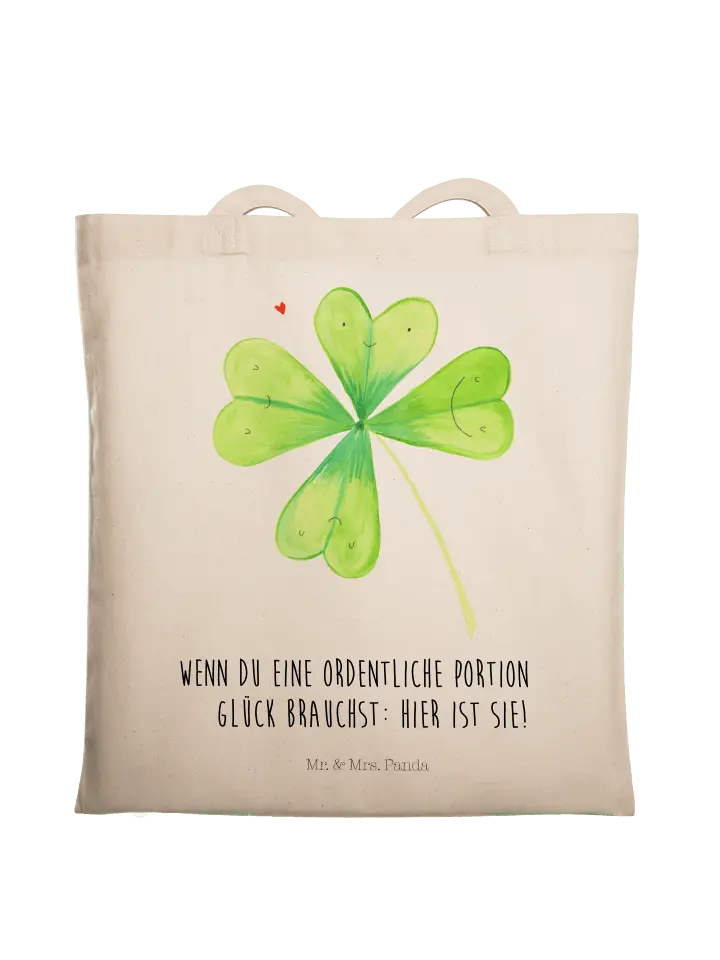 

Сумка для переноски Mr & Mrs Panda Blume Kleeblatt, кремовый