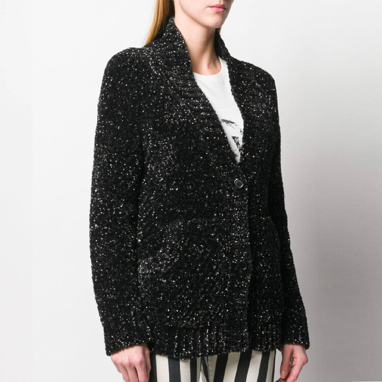 

Трикотаж женский черный Saint Laurent
