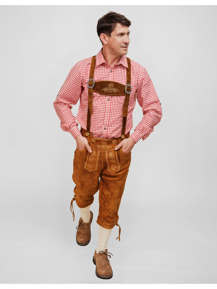 

Шорты Hofglanz Lederhose, средне-коричневый