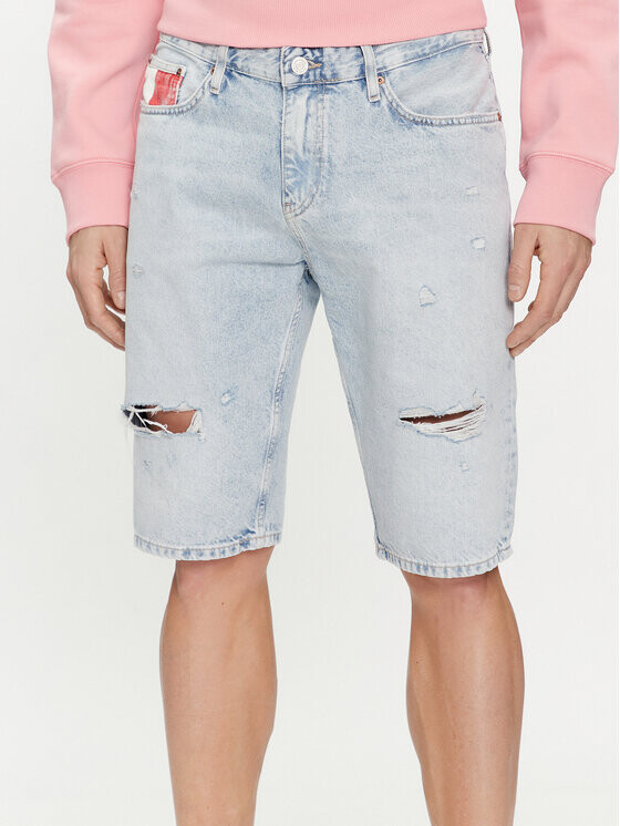 

Джинсовые шорты узкого кроя Tommy Jeans, синий