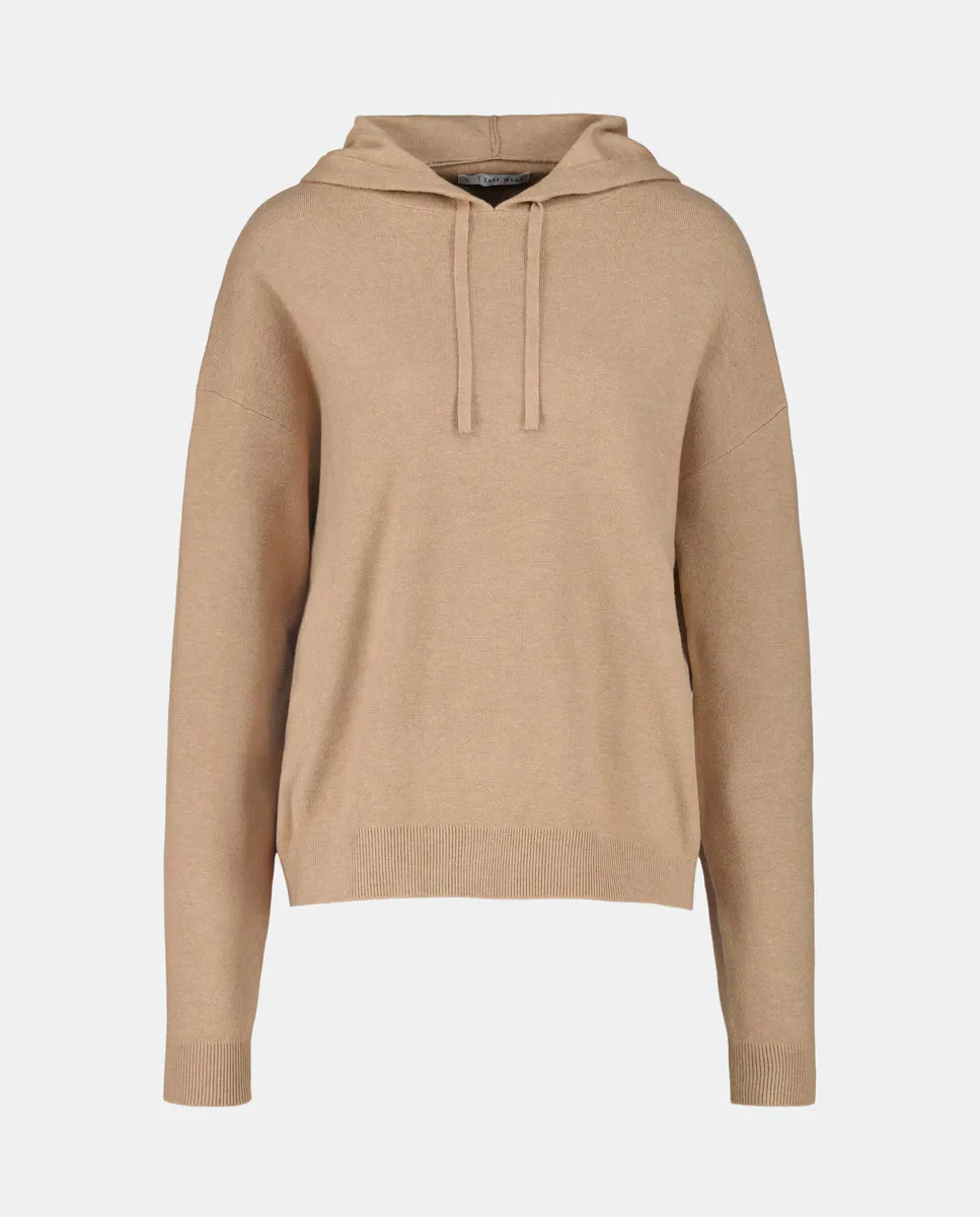 

Женский свитер с капюшоном Easy Wear, коричневый