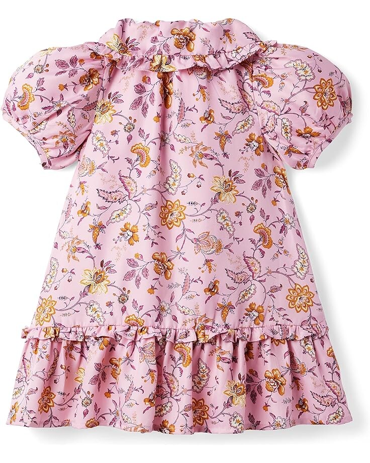 

Платье Janie and Jack Floral Collar Dress, розовый