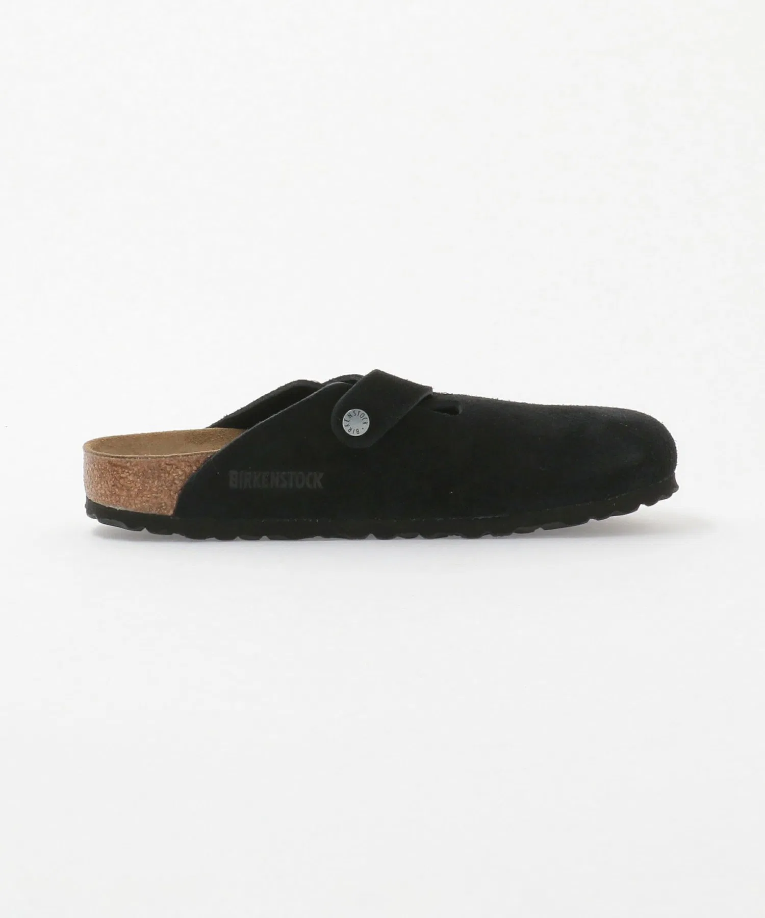 Мужские замшевые сандалии BIRKENSTOCK Boston чёрные — фото 4