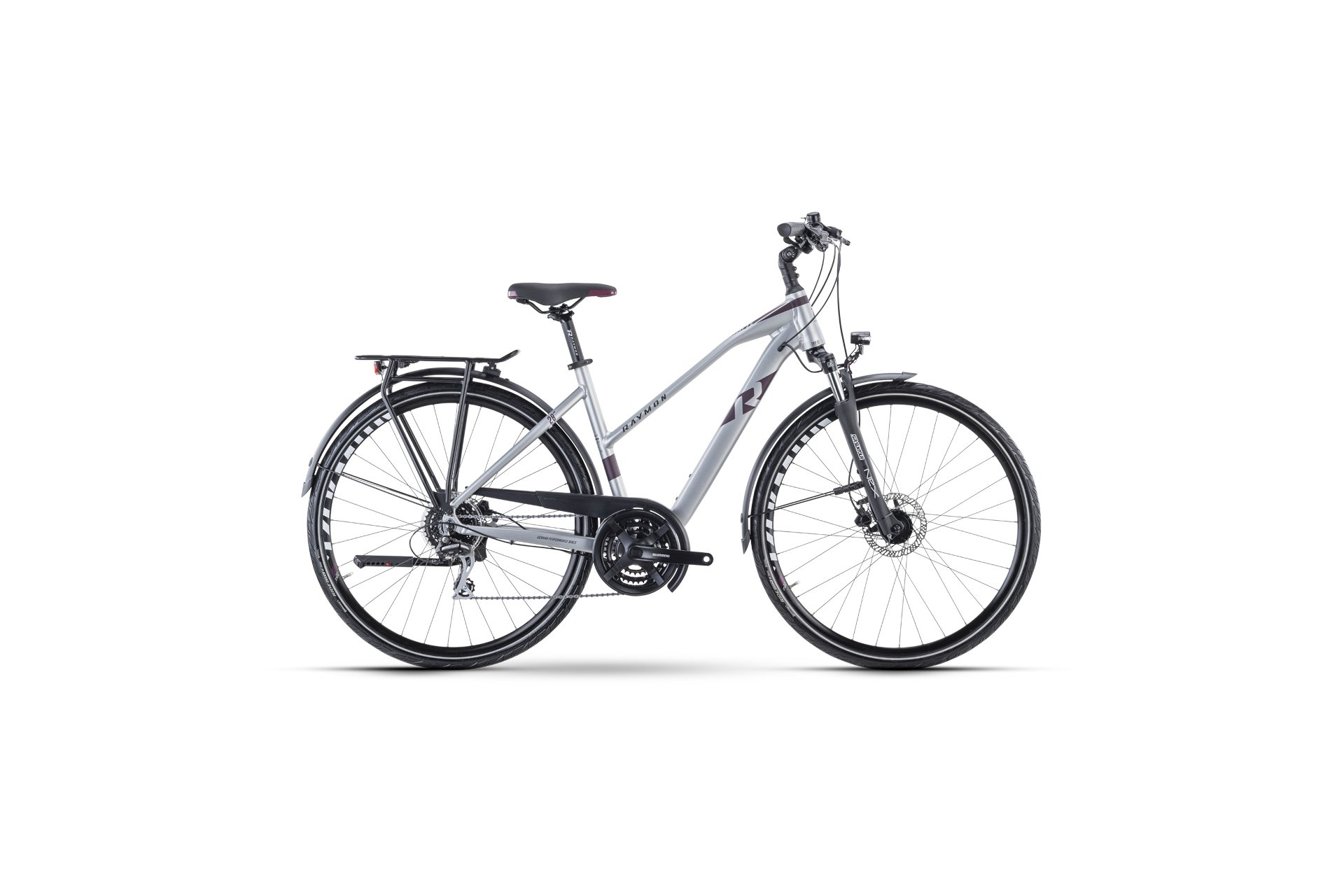 

Треккинговый велосипед Raymon TourRay 3.0 - 28 дюймов - Damen Sport - 2024, цвет Silber|silver/wine, Красный, Треккинговый велосипед Raymon TourRay 3.0 - 28 дюймов - Damen Sport - 2024, цвет Silber|silver/wine