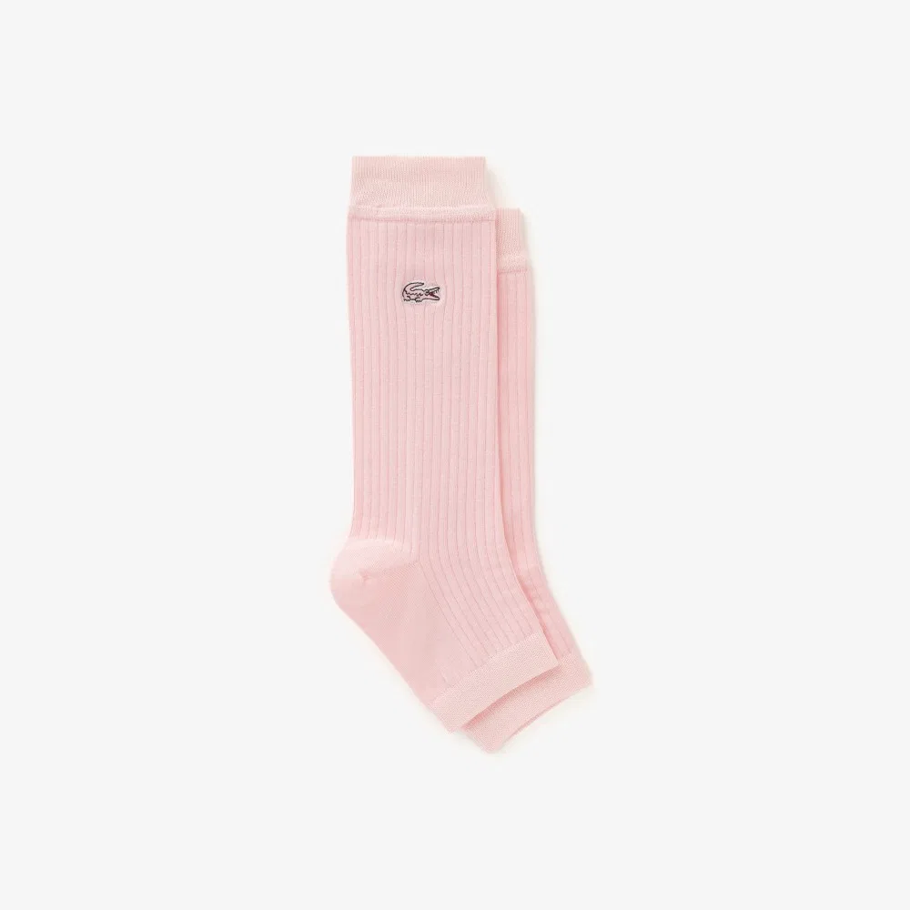 Носки женские Lacoste с открытым мыском, тёмно-синие
