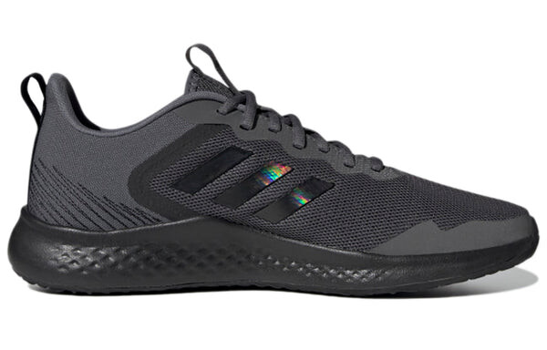 Кроссовки adidas Fluidstreet 'Gray Black', серый — фото 2