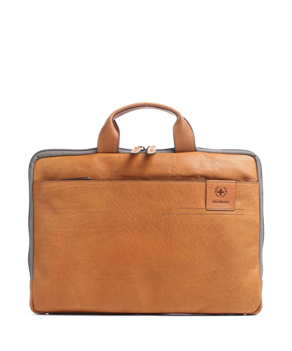 

Кожаный портфель Hyde Park Strellson, коричневый