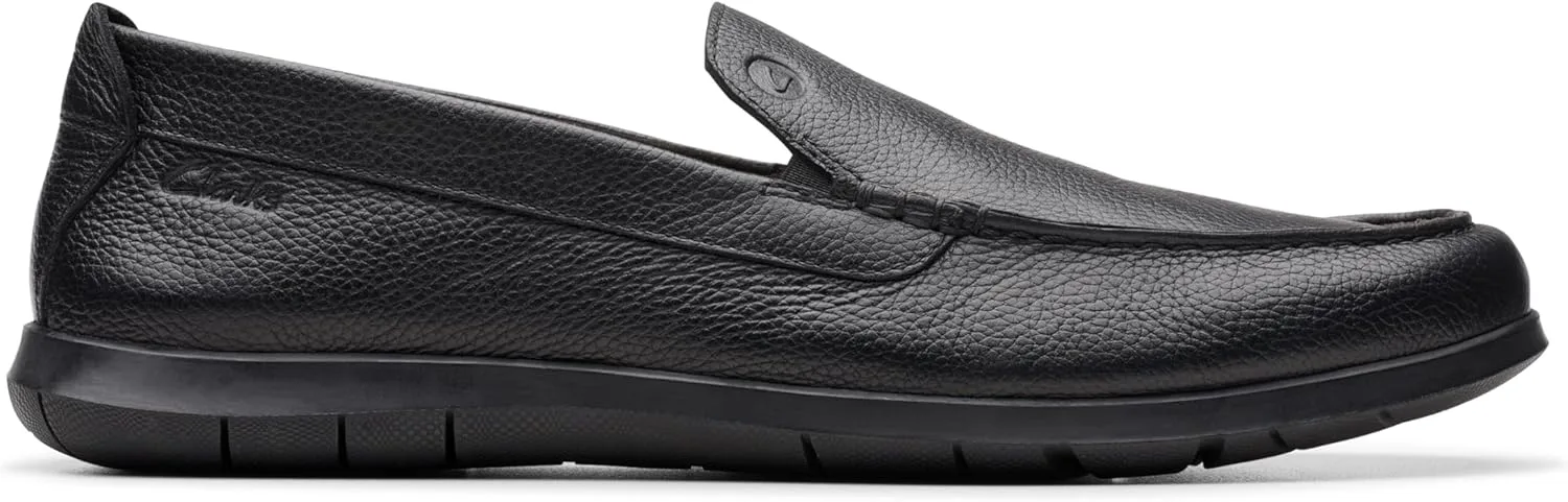 Мужские лоферы Clarks Flexway Step, черный — фото 2