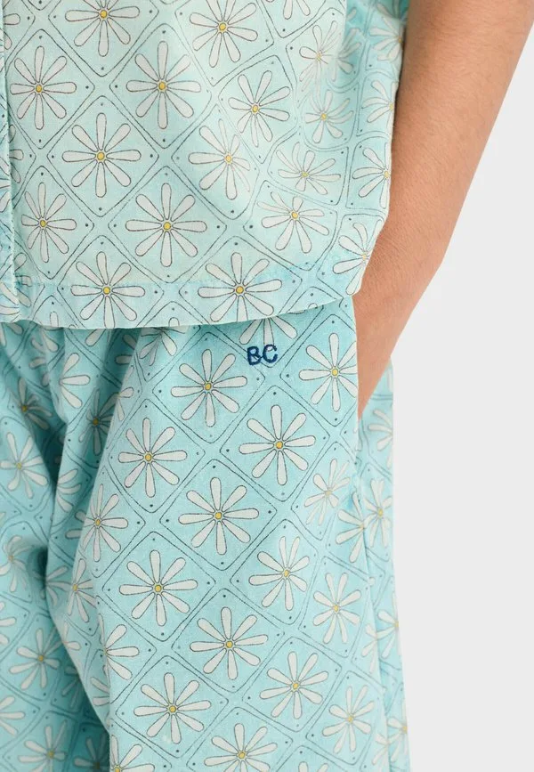 Брюки с мозаичным рисунком «маргаритка» Bobo Choses, Light Blue — фото 3