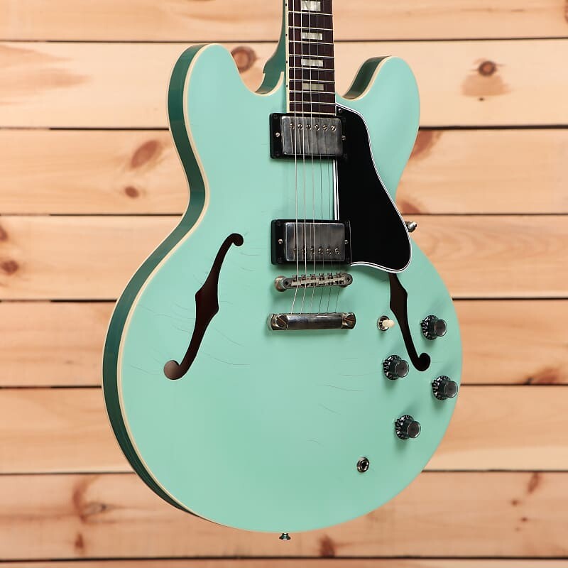 

Электрогитара Gibson PSL 1964 ES-335 Ultra Light Aged - Kerry Green Two Tone - 130645 - PLEK'd