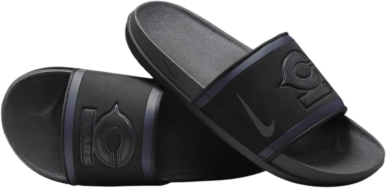 

Шлепанцы Nike Offcourt (Chicago Bears) (DD0508-001, черный/оранжевый), Black/University Orange