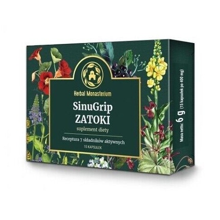 

Sinugrip Zatoki Sinus Cavity 15 капсул Herbal