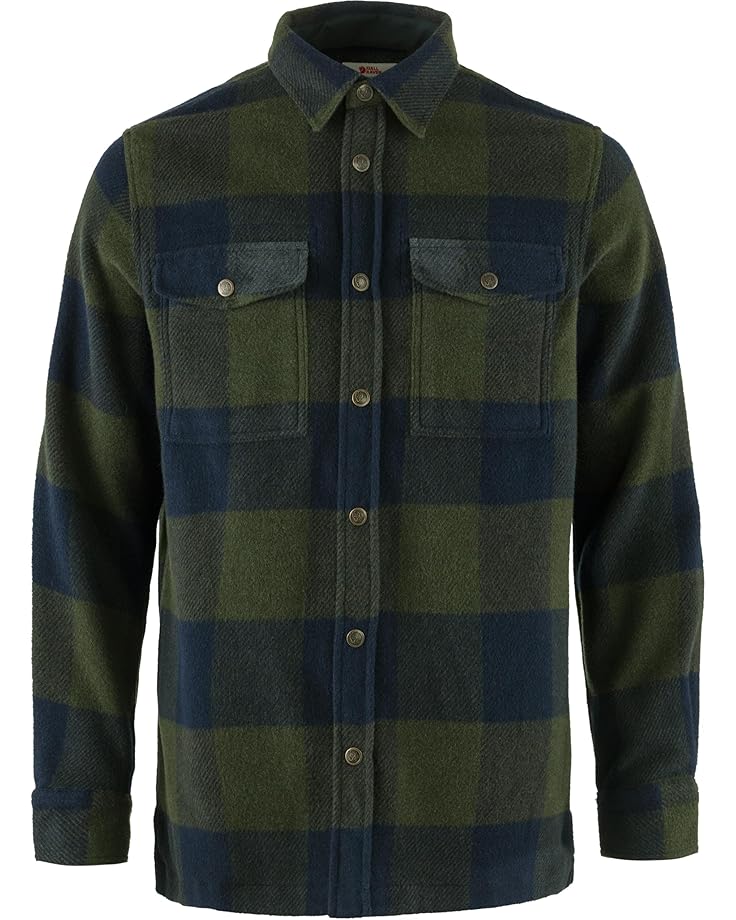 

Рубашка Fjällräven Canada Shirt, цвет Deep Forest/Dark Navy