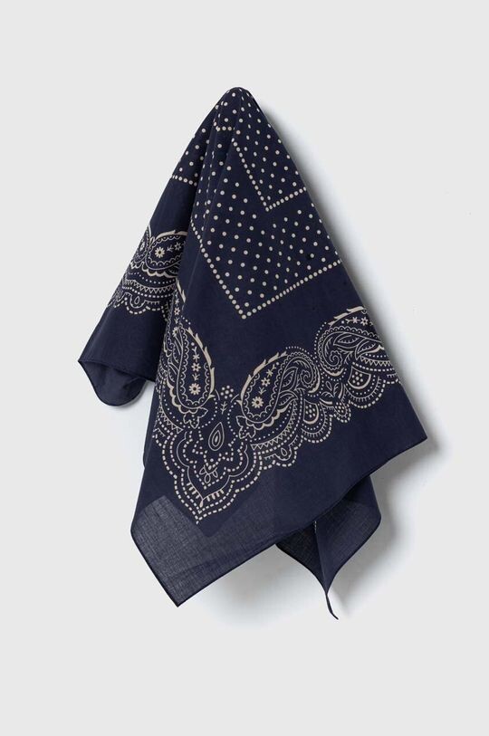 

Хлопковый шарф Polo Ralph Lauren, темно-синий