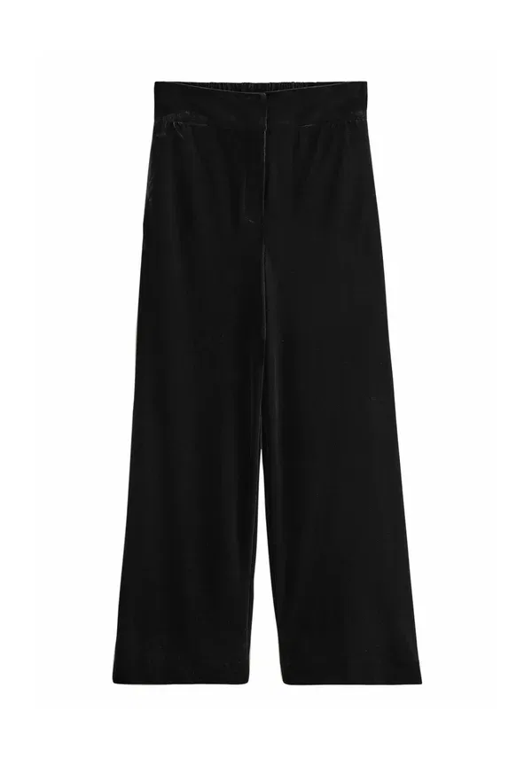 Брюки Next Petite fit elastic back wide, черный