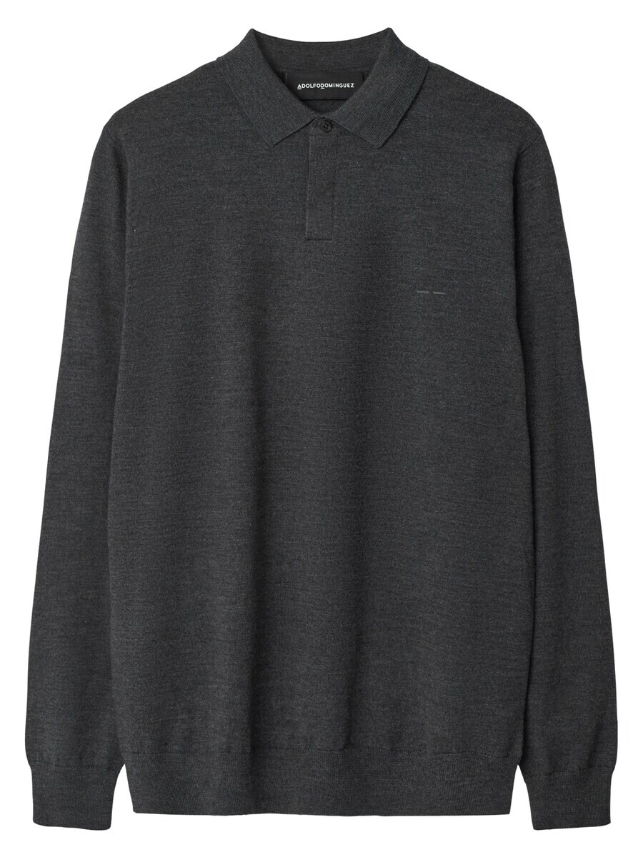 

Свитер с v-образным вырезом Adolfo Dominguez Sweater, пятнистый серый