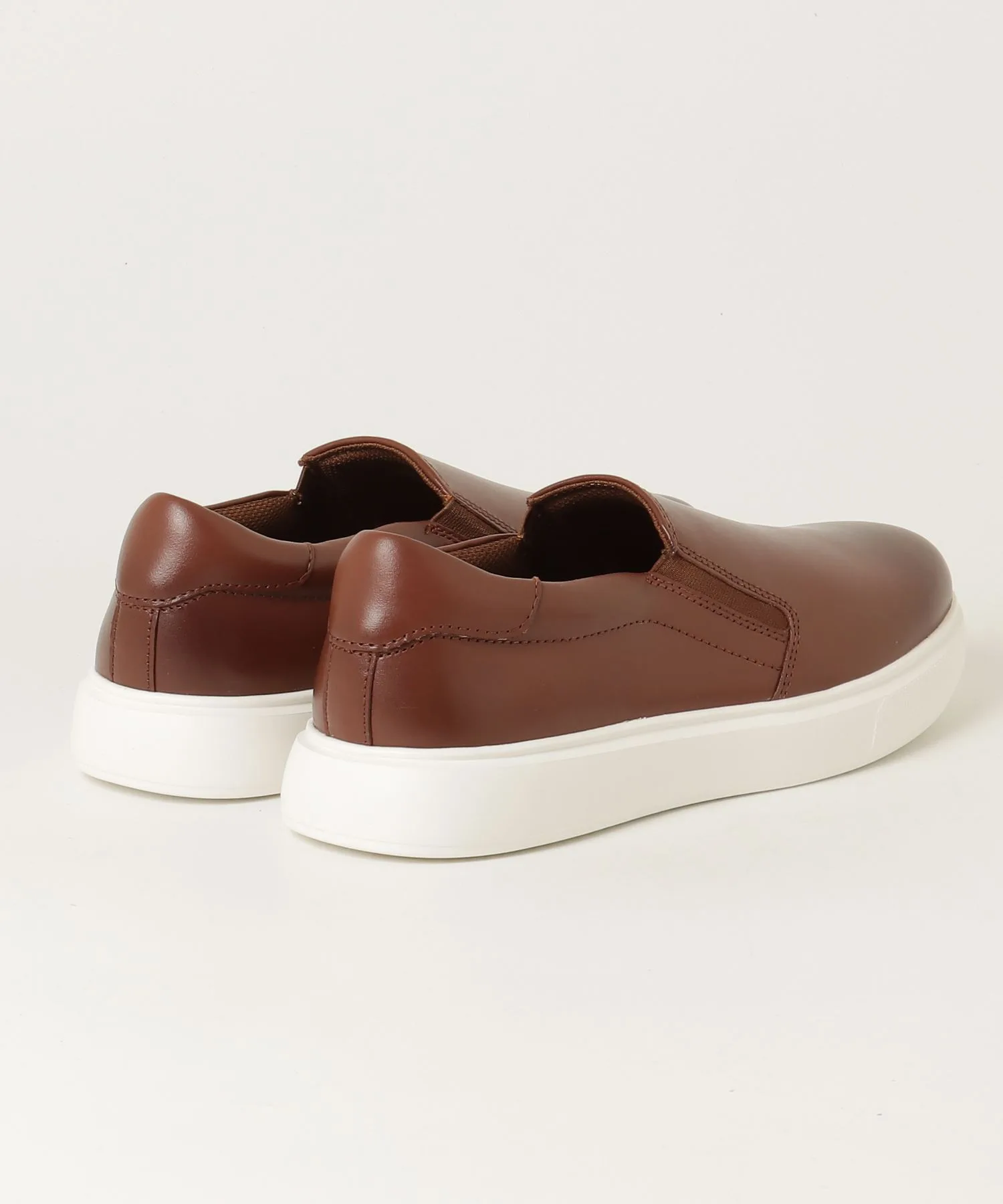 Мужские слипоны Beacon Light Step из натуральной кожи ROCKPORT коричневые — фото 4