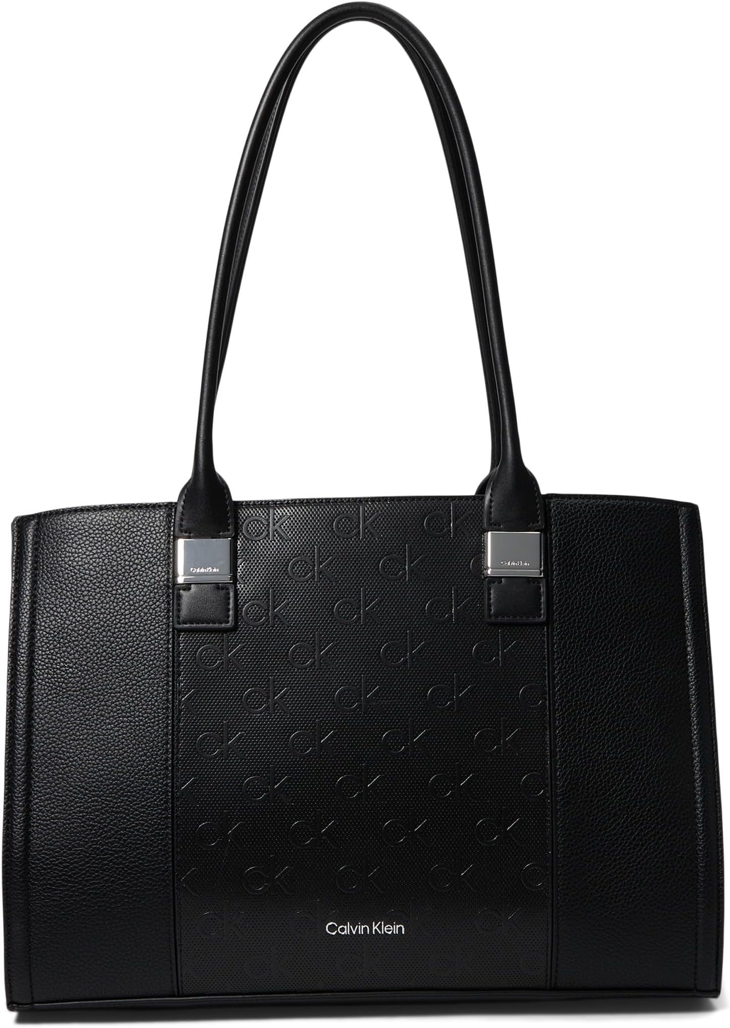 

Сумка-тоут Calvin Klein Deesha Signature Tote, черный