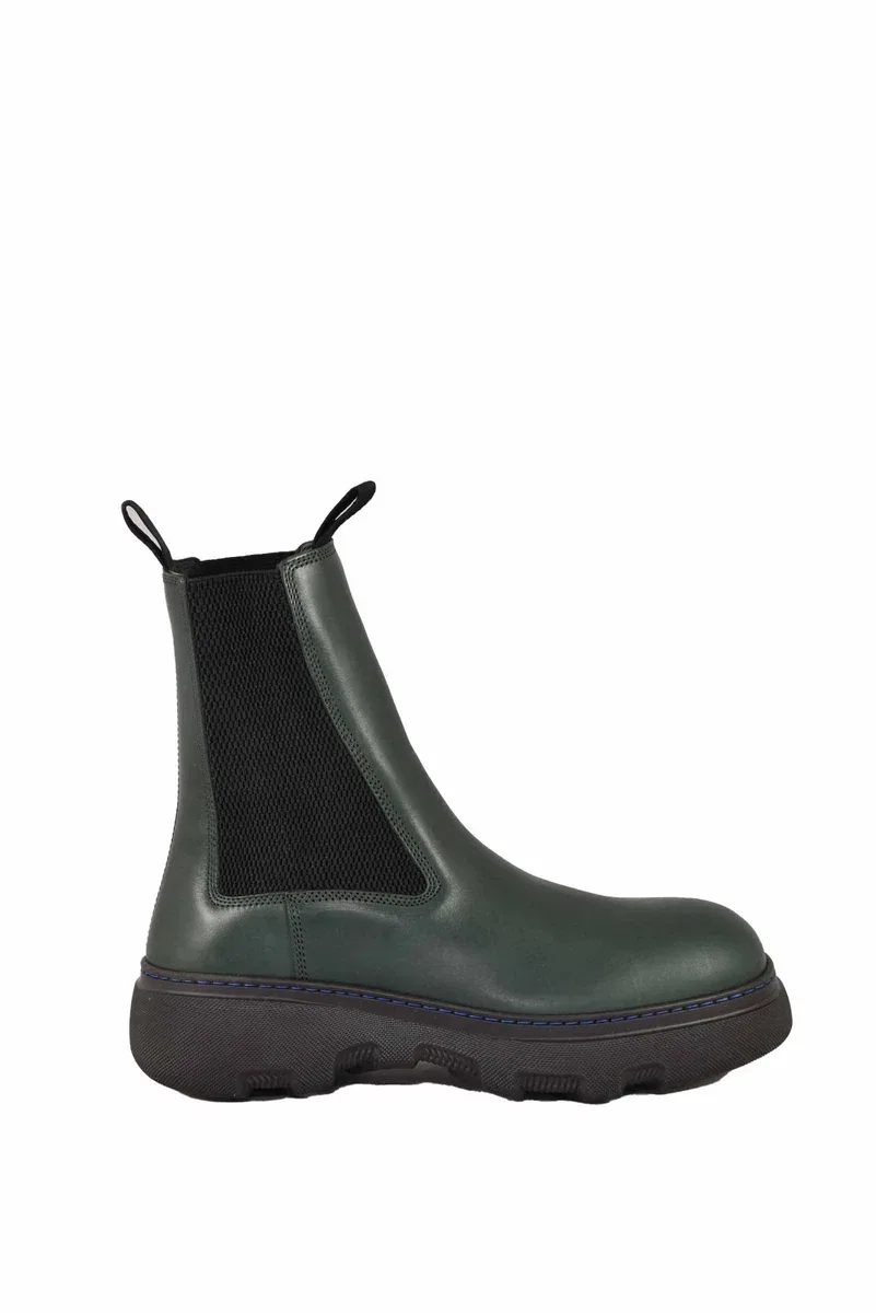 Burberry Ботинки «Челси» Creeper - зеленые