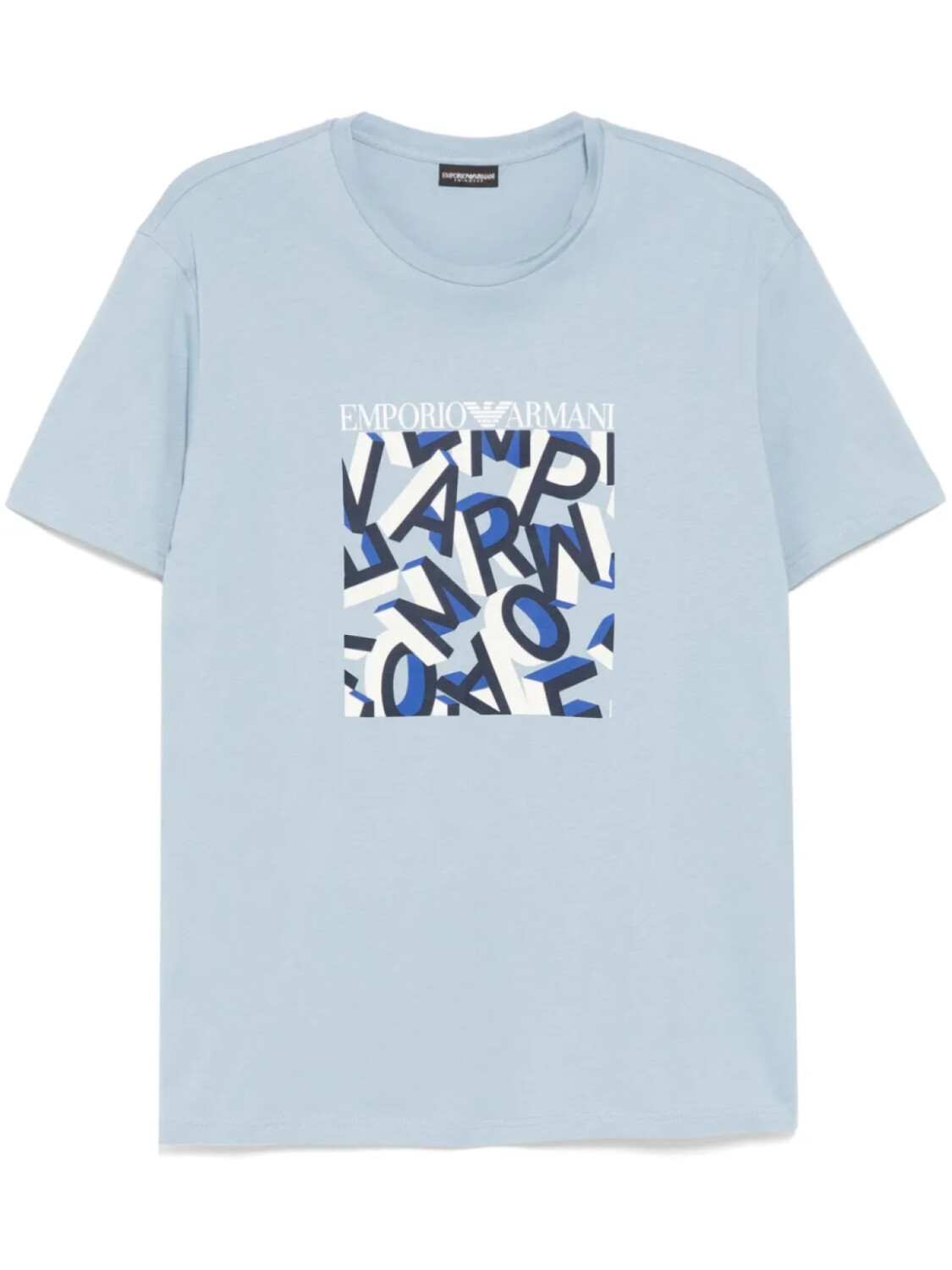 

Emporio Armani футболка с логотипом, синий
