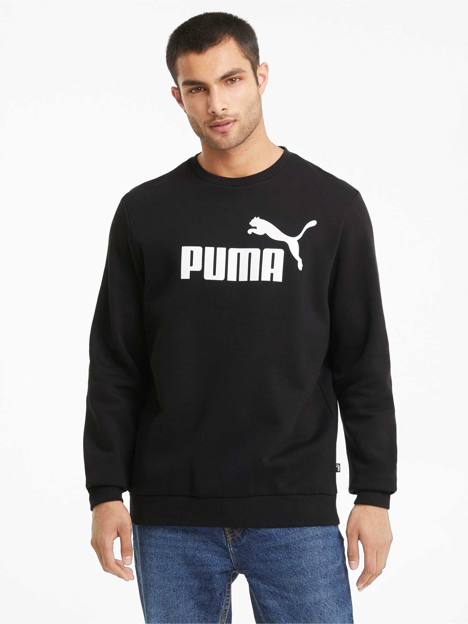 

Блуза Puma ESS Big Logo Crew FL, черный