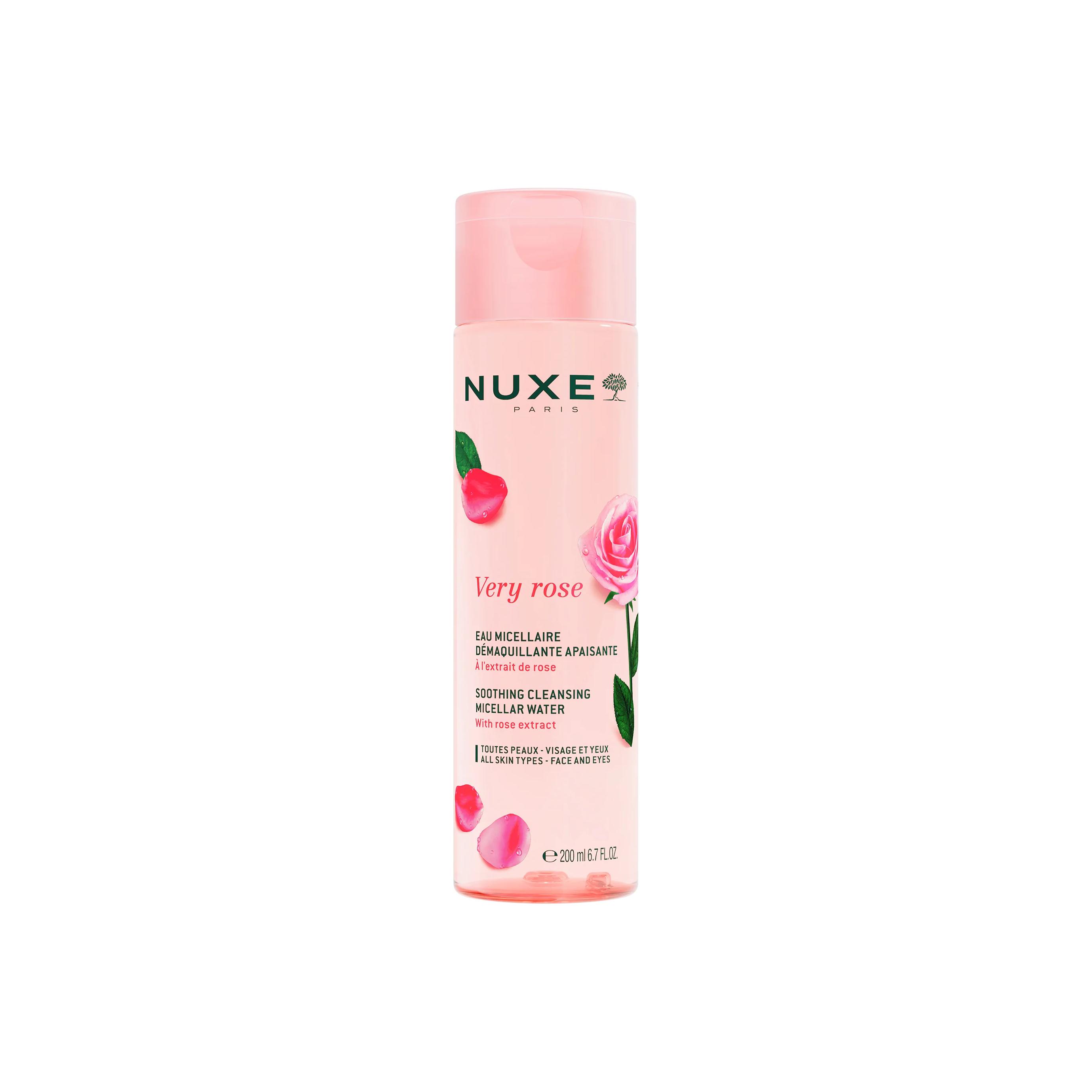 

Nuxe Очищающее средство для снятия макияжа Rose Soothing, освежающее, нежное и очищающее, 100 мл/200 мл/400 мл/750 мл
