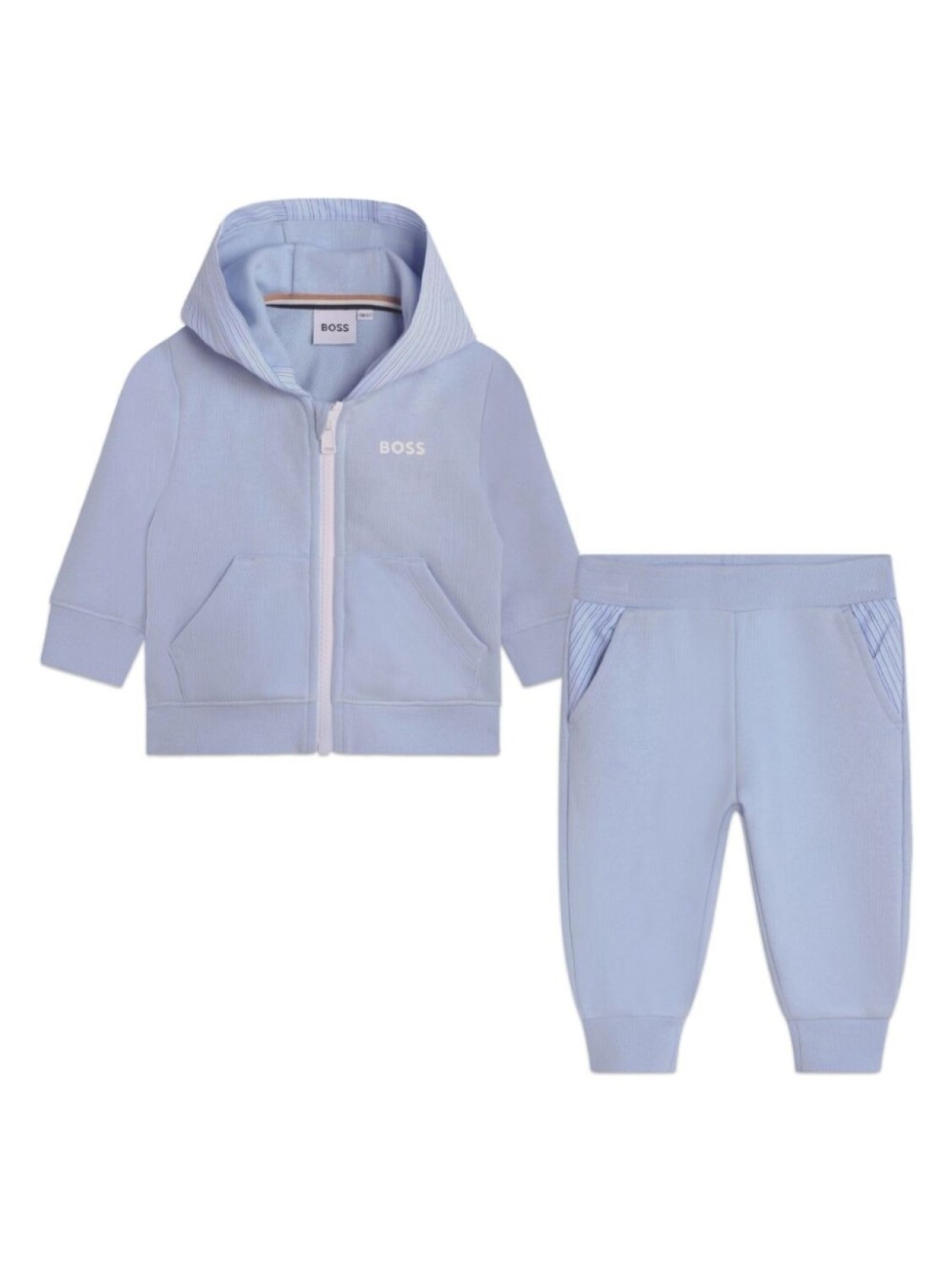 

BOSS Kidswear спортивный костюм с логотипом, синий
