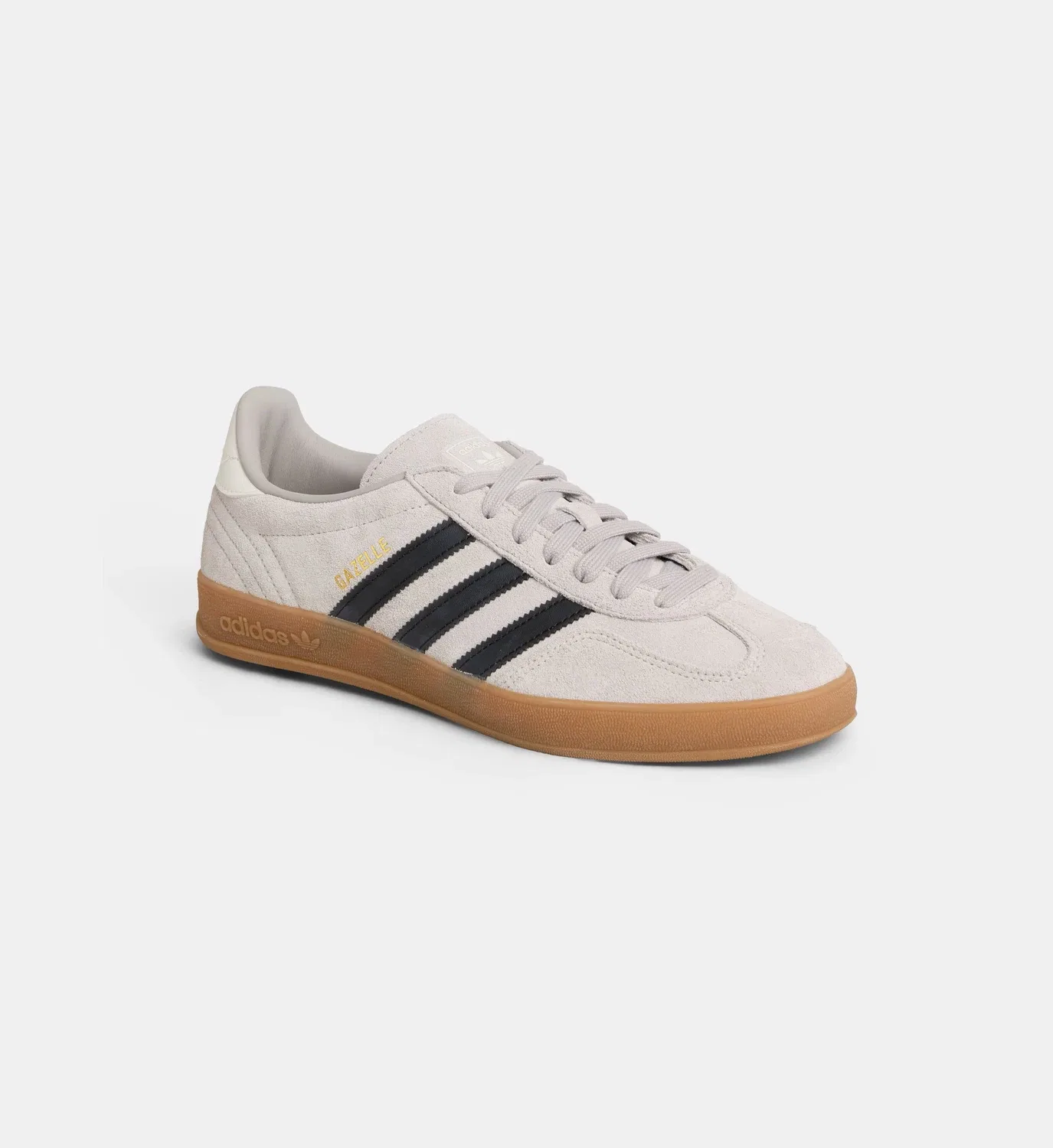 Низкие кроссовки Gazelle Indoor из замши adidas Originals, серый — фото 2