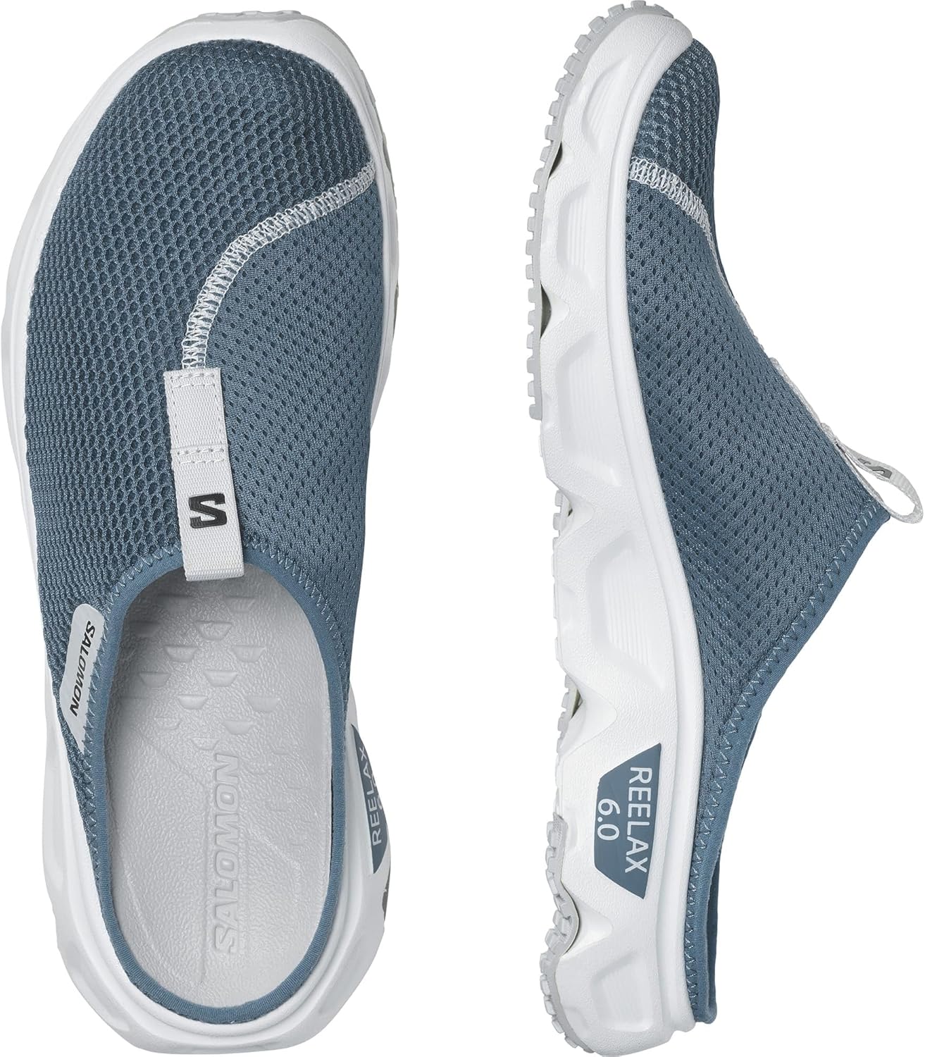 Salomon Men's Walking Loafer, Blue Ashes/White/Pearl Blue — фото 4