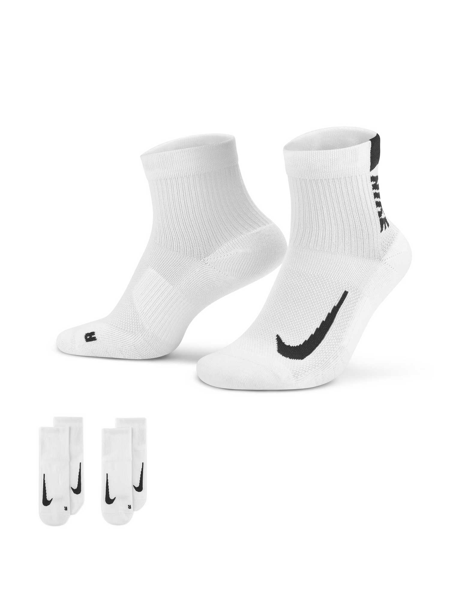 

Носки Nike U MLTPLIER ANKLE 2PR, белый