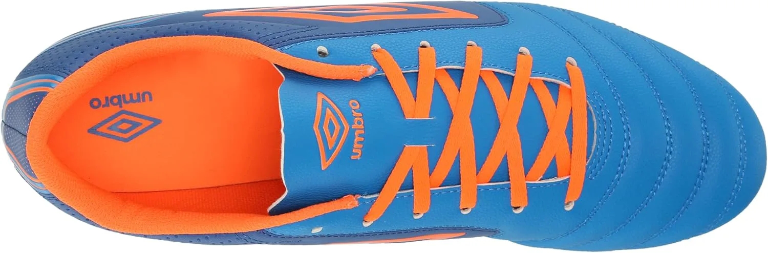 Мужские бутсы Umbro Classico 12 FG, оранжевый/синий — фото 3
