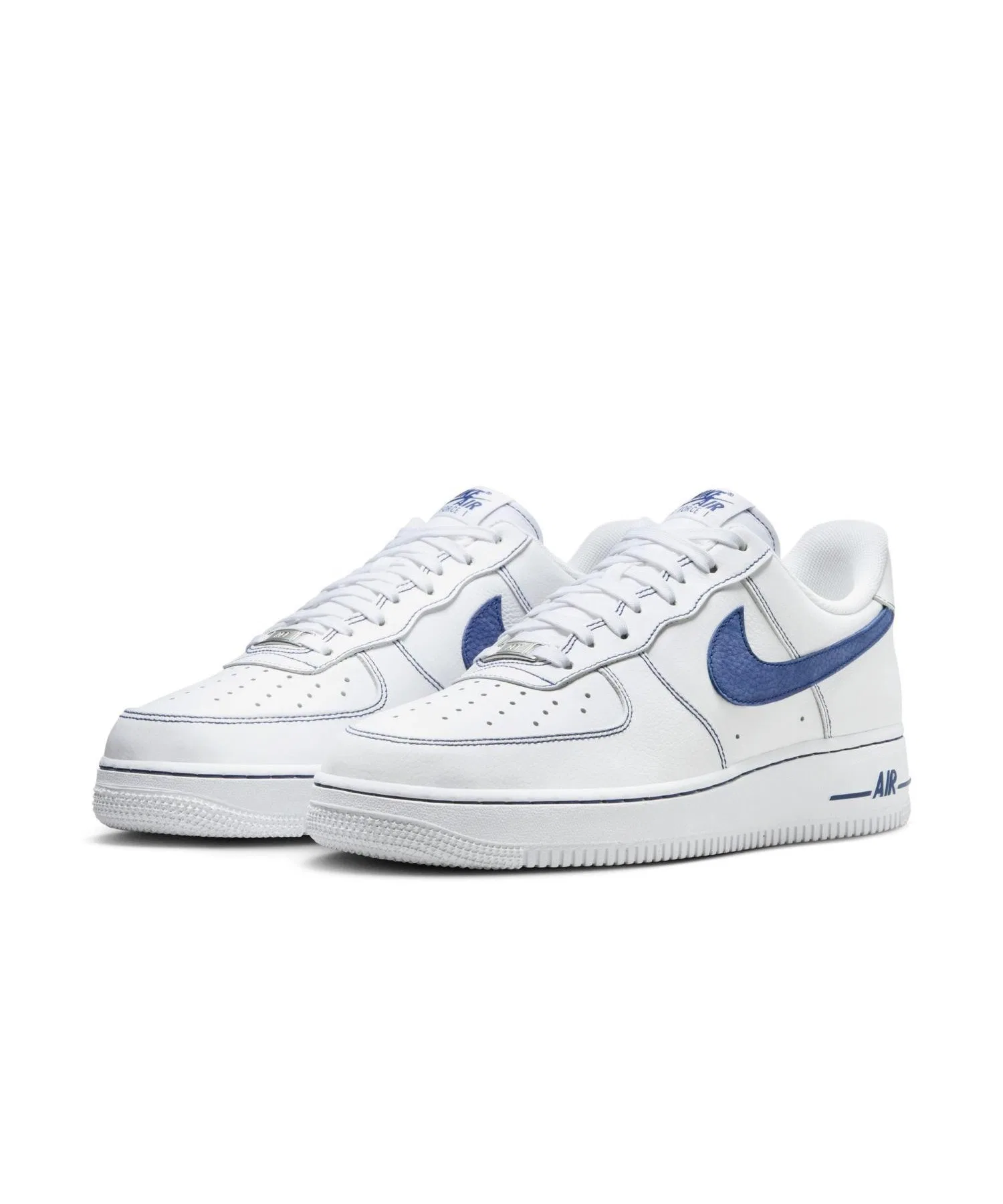 Унисекс кроссовки Nike Air Force 1 '07 LV8 из натуральной кожи белые — фото 3