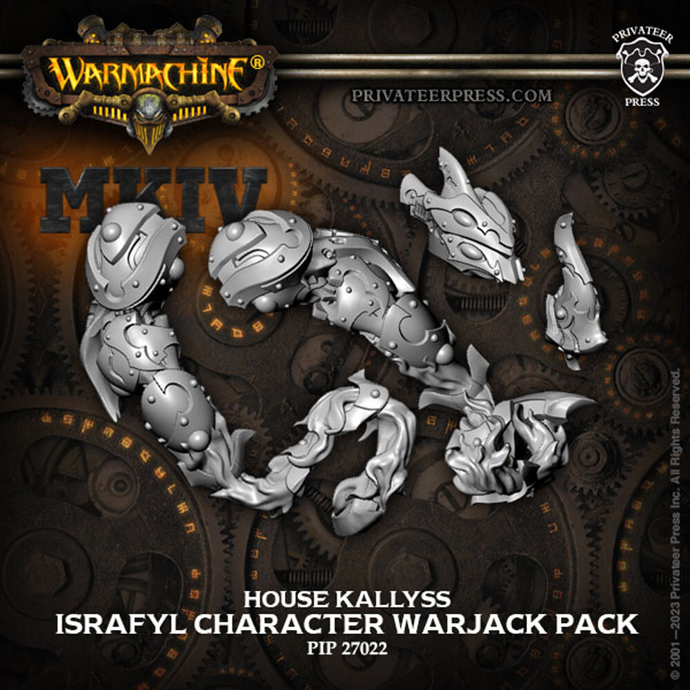 

Миниатюра Privateer Press Warmachine MKIV: Dusk House Kallyss - Israfyl, Character Warjack Pack