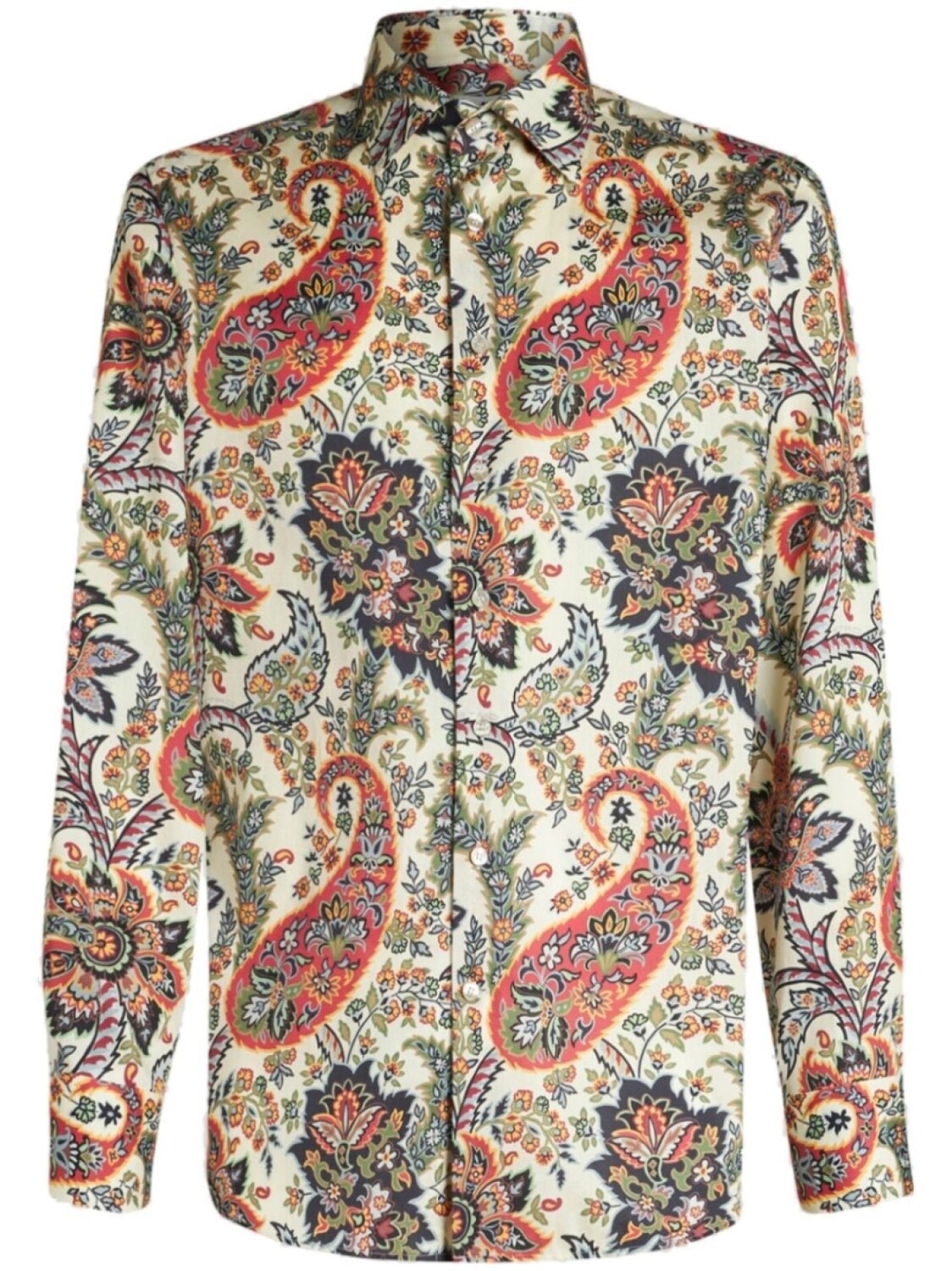 

ETRO рубашка с принтом пейсли, нейтральный цвет