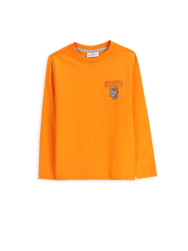 

Рубашка с длинным рукавом Coccodrillo, оранжевый