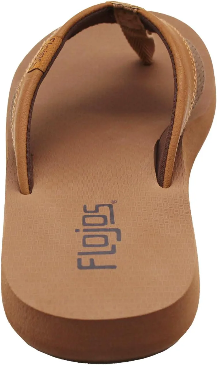 

Мужские сандалии Flojos Ryan Kush, верх из искусственной кожи с тиснением двух цветов