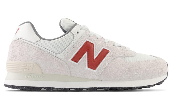 Кроссовки 574 New Balance, белый — фото 2