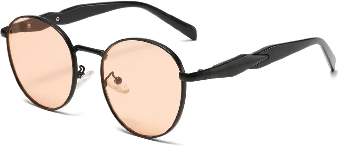 

Солнцезащитные очки с защитой от УФ-излучения UV400 | Безободковые градиентные линзы | Яркие цветные линзы для занятий спортом на открытом воздухе и вождения DSVIGF, Black-champagne