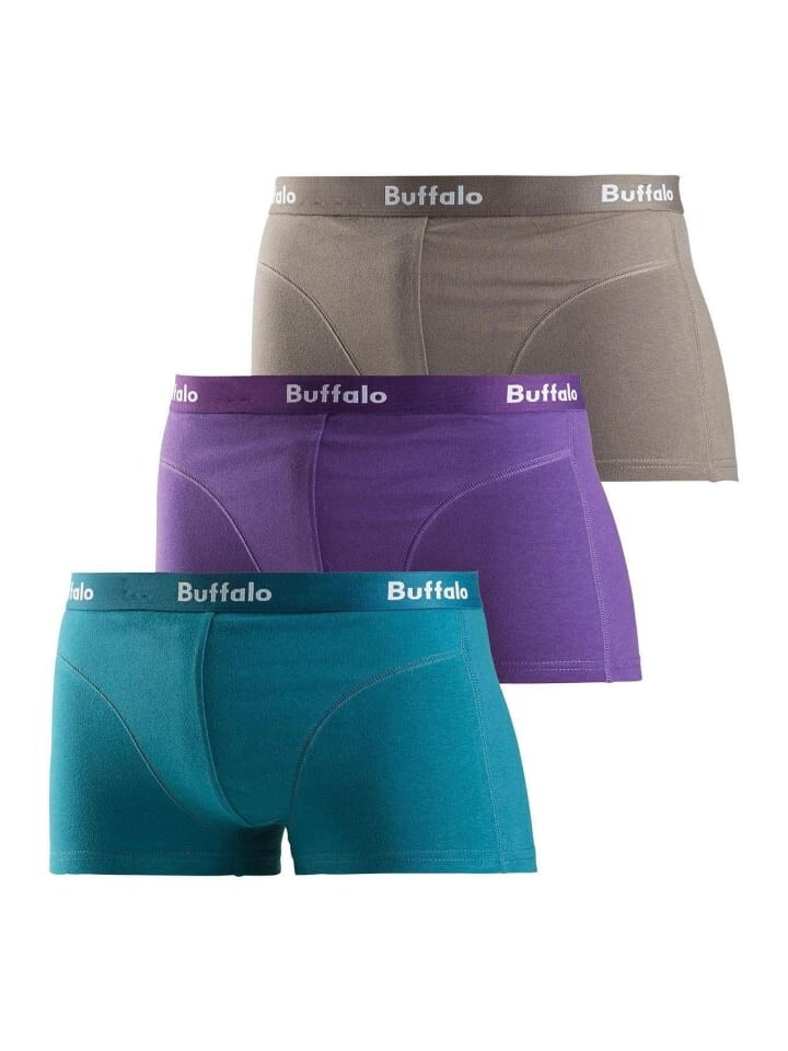 

Боксерские трусы Buffalo, цвет lila, petrol, grau