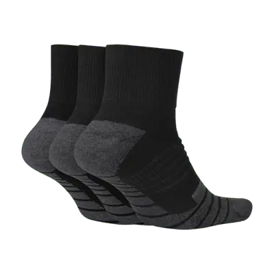 Носки Nike Everyday Max Cushioned Training Ankle (3 шт), черный/антрацит/белый — фото 2