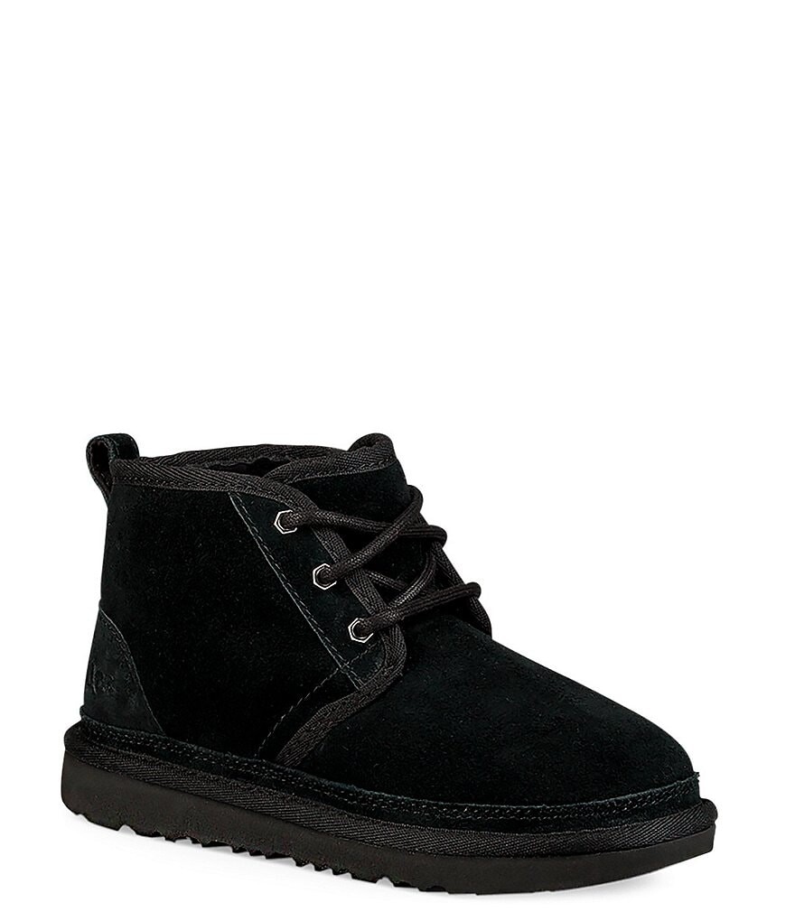 

Детские водостойкие замшевые ботильоны UGG Neumel II (подростковые), черный