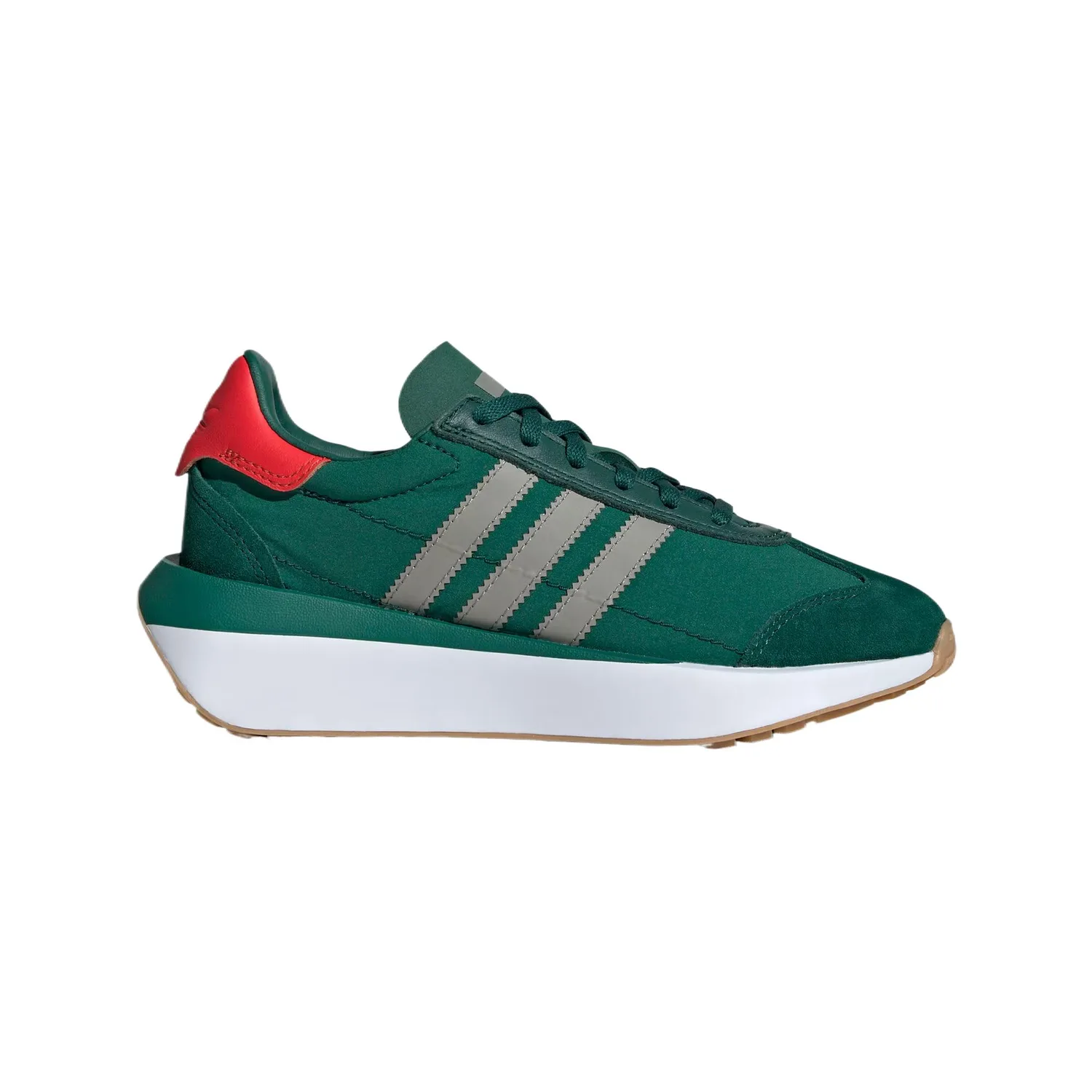 Детские тренировочные кроссовки COUNTRY XLG Adidas Originals, Forest Green/Pebble Dusty Green/Light Red — фото 2