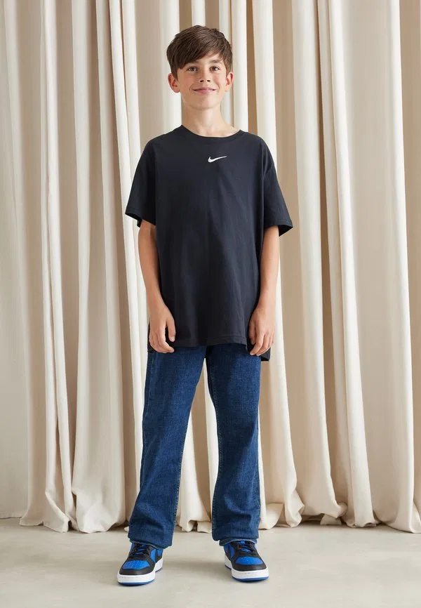 Тренеры court borough low recraft Nike Sportswear, Game Royal/Black/White — фото 2